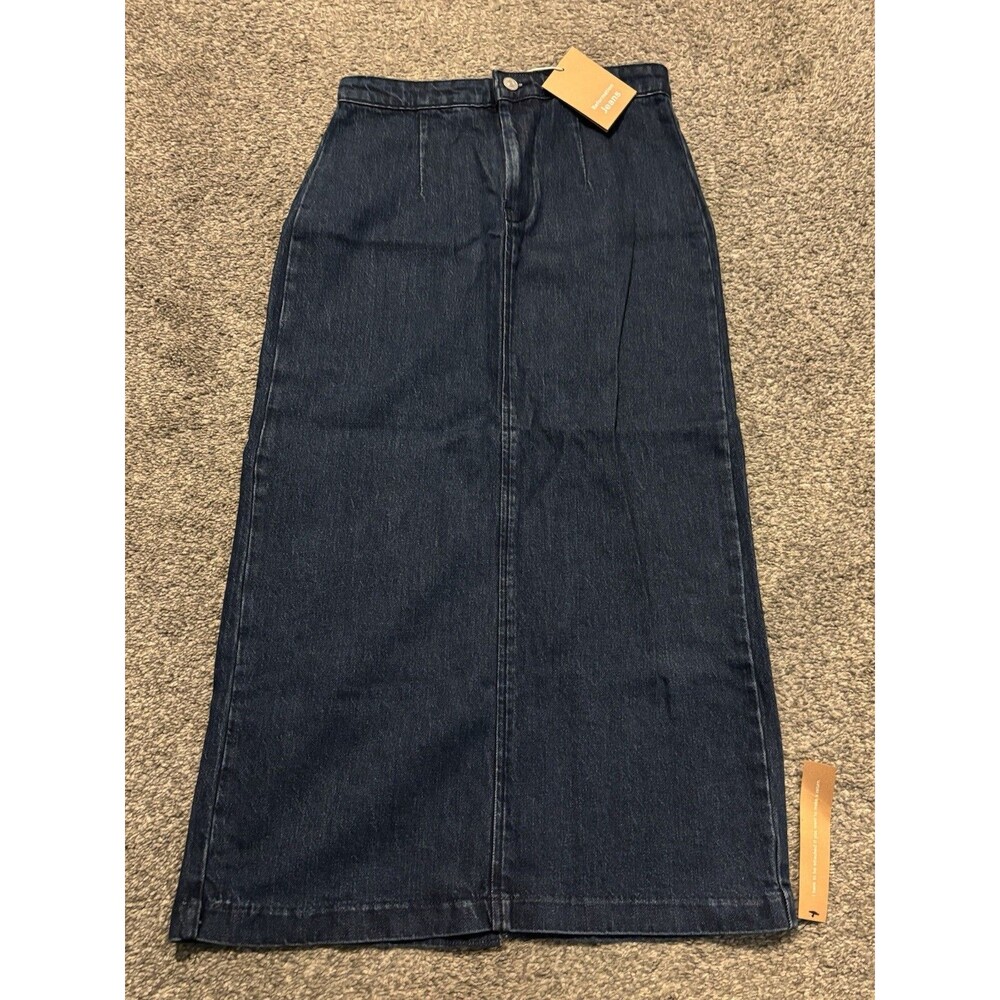 Reformation Strada Size 6 Denim Midi Skirt Only